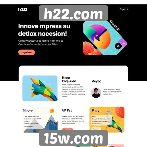 Tendências de design e usabilidade em h22.com